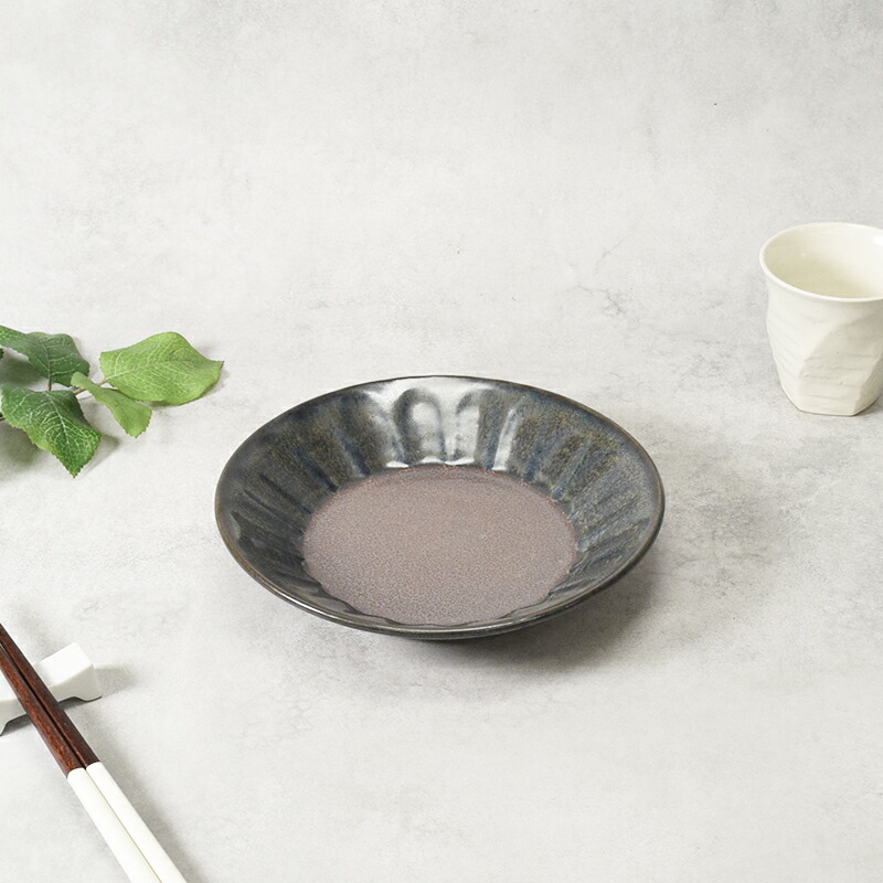 鑑月焼 陶器 皿 大皿 深皿 菓子器 器 鑑月焼 陶器 皿 大皿 深皿 菓子器 器