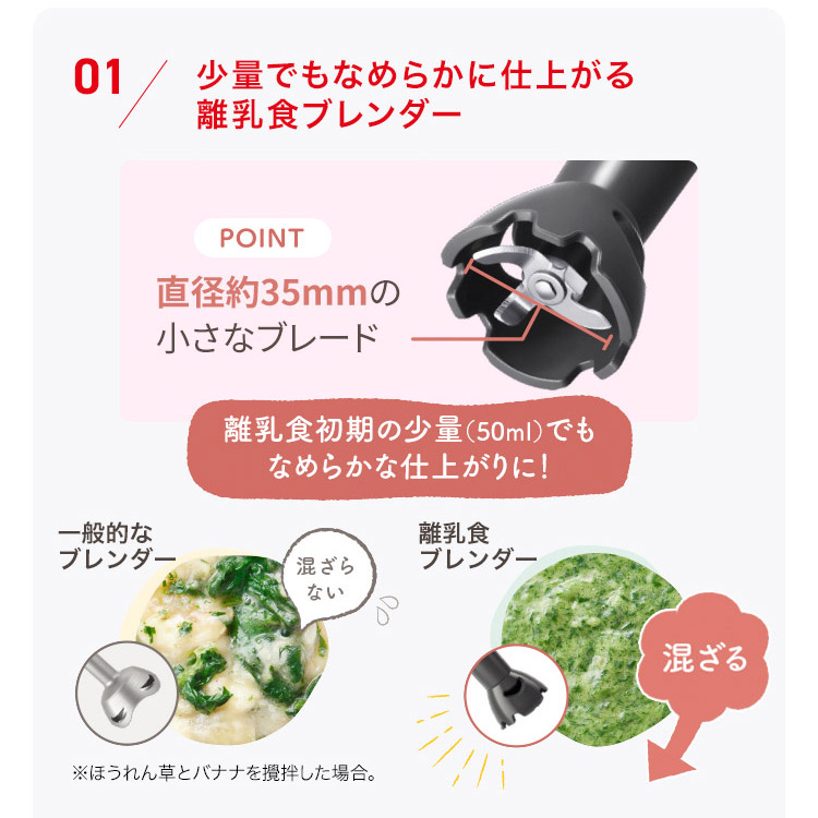 豪奢な ティファール T Fal ハンドブレンダーhb65h8jp ベビーマルチ 離乳食 ブレンダー Fucoa Cl