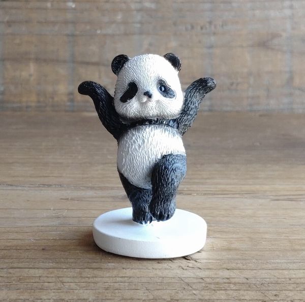 楽天市場】座っている、パンダの親子彫像 ディスプレイ 動物置物 彫刻