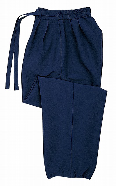 作務衣下衣（男女兼用）　【ボストン商会　ボンユニ　ＢＯＮ ＵＮＩ】　飲食店制服　和食　和風レストラン　ズボン　ユニフォーム　作務衣ズボン　縮緬　42301　5色展開
