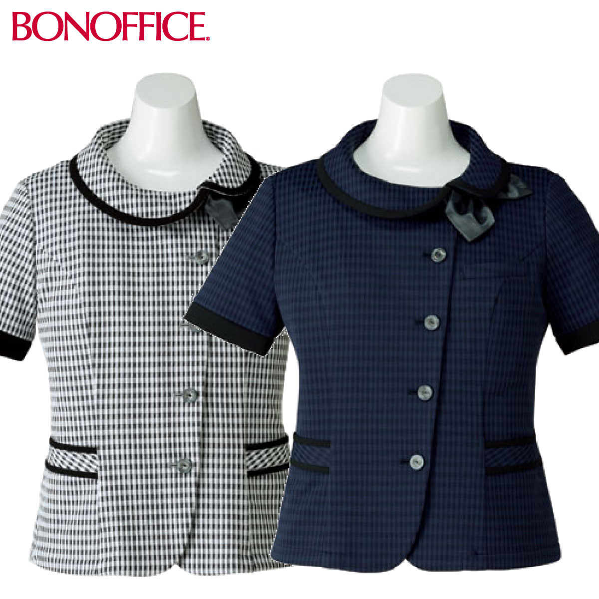 オーバーブラウス AJ0836 5号～21号 ボンマックス BONMAX 女性用 2色展開