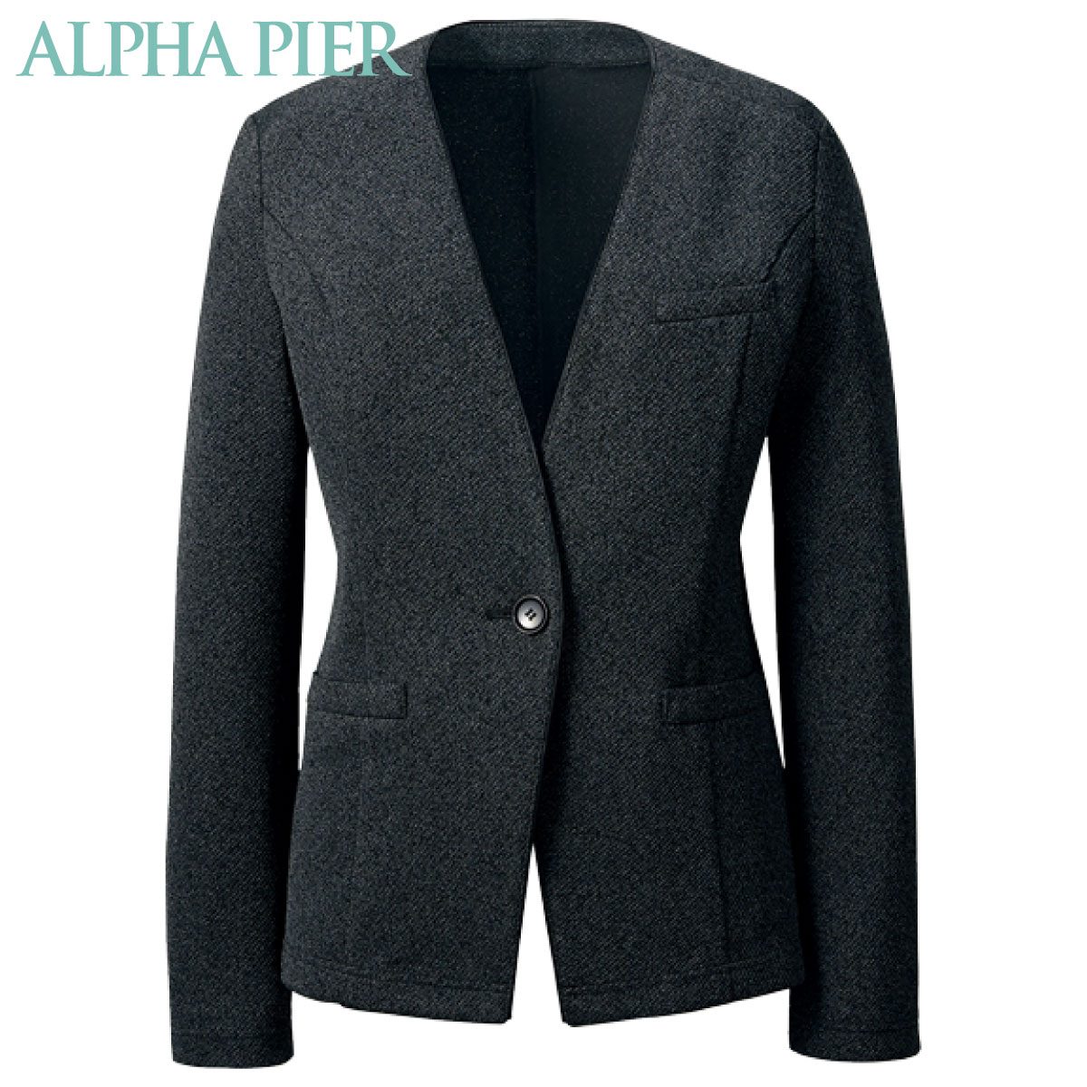 ジャケット AR9246 5号～23号 女性用 チクマ ALPHA PIRE アルファピア グレー