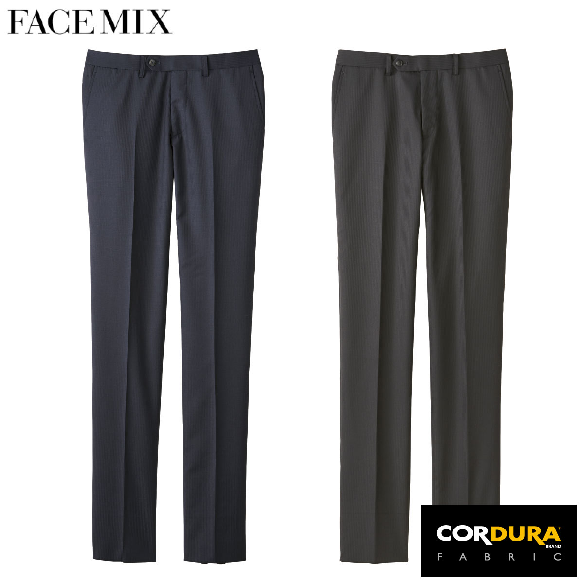 メンズスリムストレッチパンツ FP6030M 70～91 男性用 FACEMIX フェイスミックス 2色展開｜ユニフォーム工房　フレンド