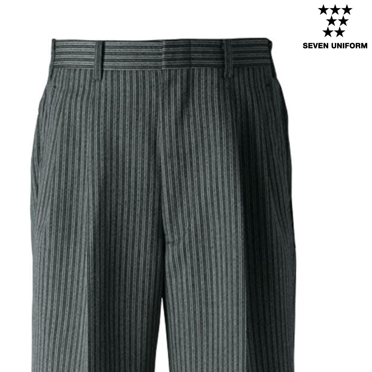 ツータックスラックス（男性用）DL2906 70～125cm セブンユニフォーム SEVEN UNIFORM 1色展開｜ユニフォーム工房　フレンド