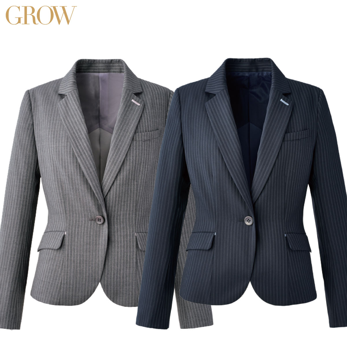 ジャケット GJAL-1755 5号～19号 女性用 GROW グロウ 2色展開