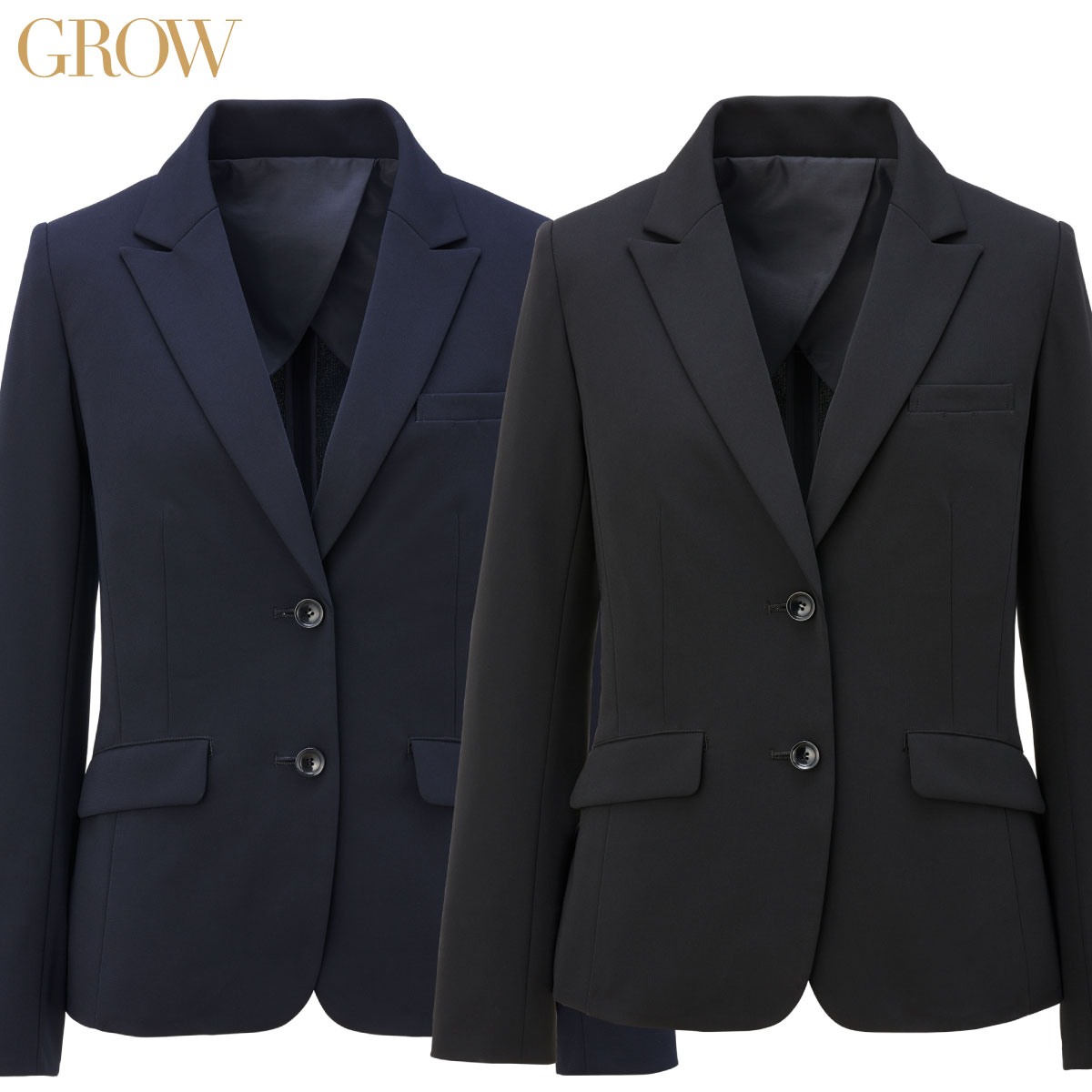 ジャケット GJAL-2051 5号～19号 女性用 GROW グロウ 2色展開
