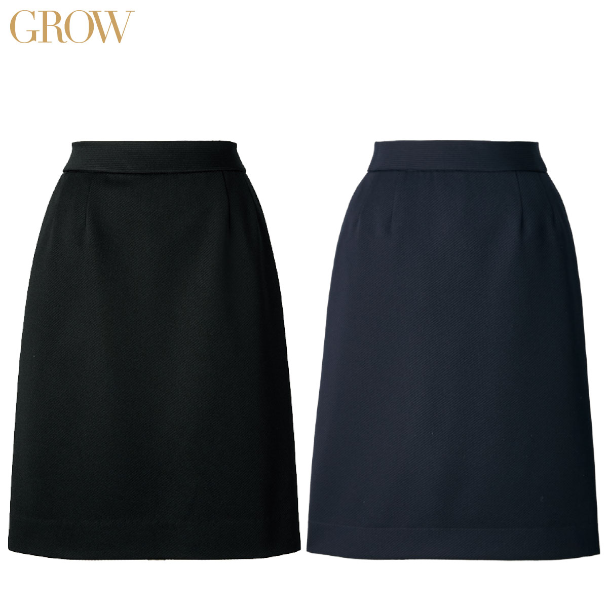 タイトスカート GSKL-1653 5号～23号 女性用 GROW グロウ 2色展開