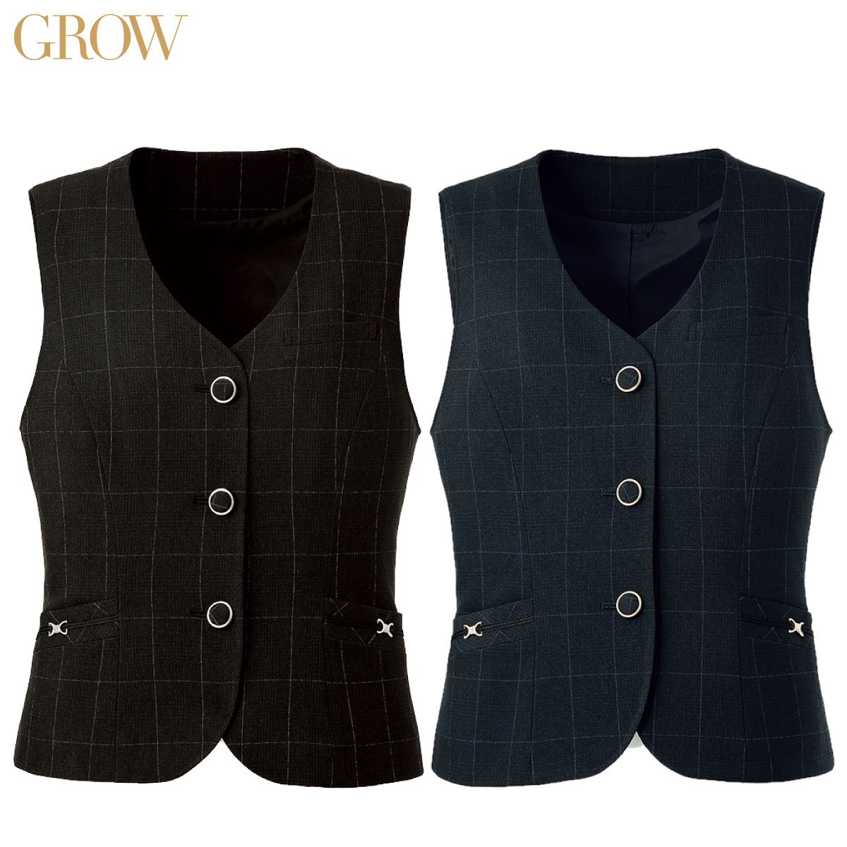 ベスト GVEL-1354 5号～21号 女性用 GROW グロウ 2色展開