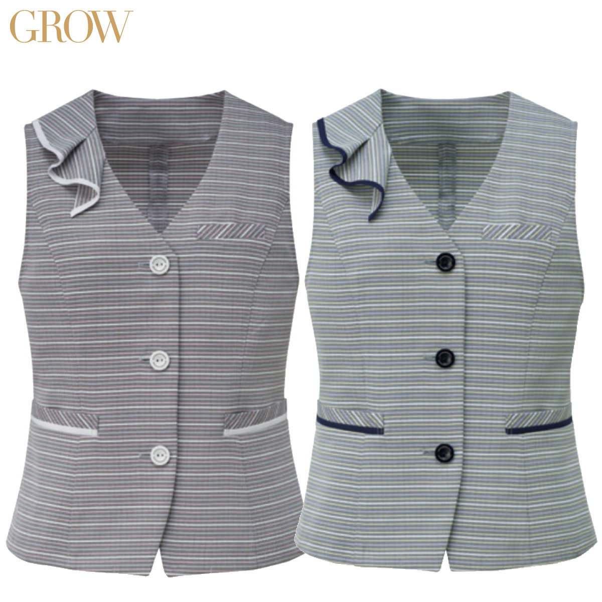 限りない GVEL-1910 5号～19号 亭主もち用 GROW グロウ 2色取りひろげる レディースファッション-事務服
