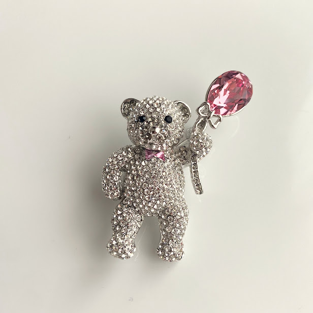 楽天市場】クマ ブローチ おしゃれ テディベア 動物 アクセサリー