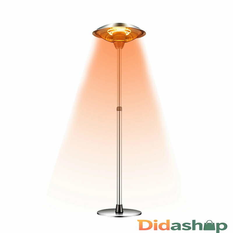 楽天市場】屋外ヒーター ハロゲンヒーター 瞬間加熱 3段階温度調整可能