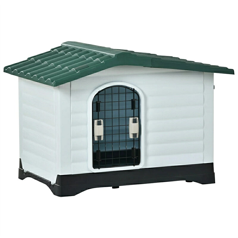 犬小屋 犬舎 ドア付き ペットハウス ペットケージ シェルター プラスチック製 犬 室内犬 室外 ペットゲージ オシャレ ボブハウス ペットハウス ペットサークル おしゃれ 水洗いOK