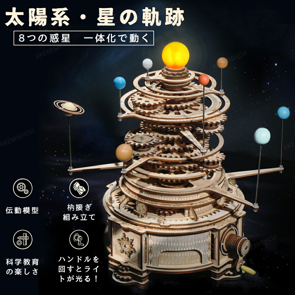 楽天市場】【スーパーセール10％オフ】立体パズル 木製 大人 太陽系 星