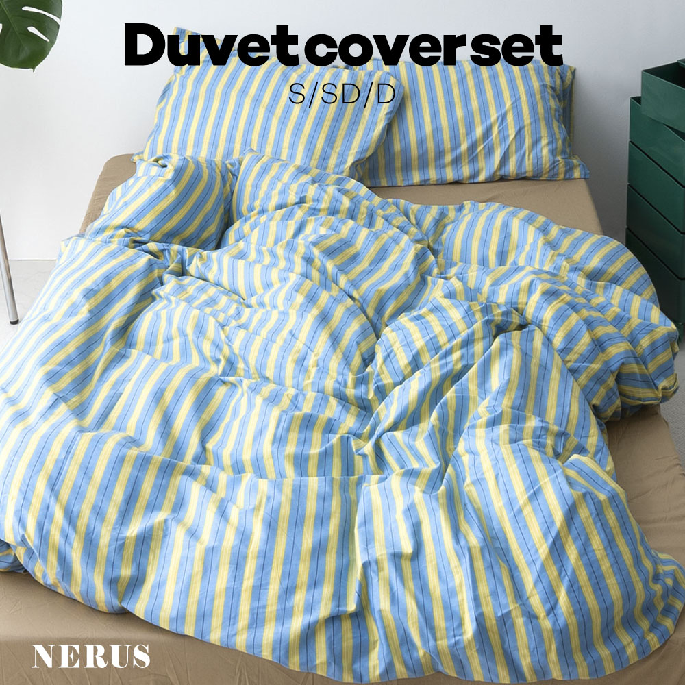 楽天市場】NERUS 正規品 布団カバー セット ストライプ 綿100