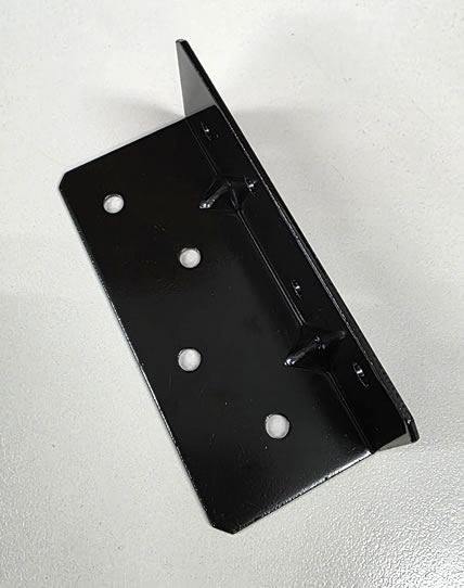 2×4金具 黒いこと ２Ｘ４受け支える ツーバイフォー材用 黒いこと L金具 1個