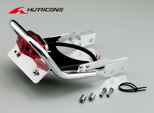 【ハリケーン】エイプ100(~'08/8) 用ルーカス ミニ テールランプタンデムグリップキット 【HA6459-01】|t-joy