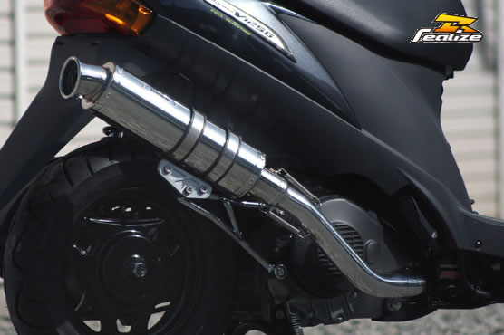 Realize ホンダリード125JF45 22Racing バイクマフラー ホンダ Realize リード125 バイクマフラー 2BJ-JF45 22Racing Ti