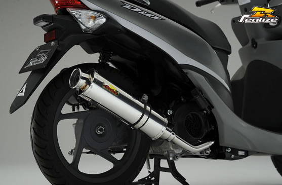 リアライズ Dio110 2BJ-JK03 22Racing マフラー Amazon | Realize Dio110 ディオ110 バイクマフラー 2BJ-JK03 8BJ-JK03