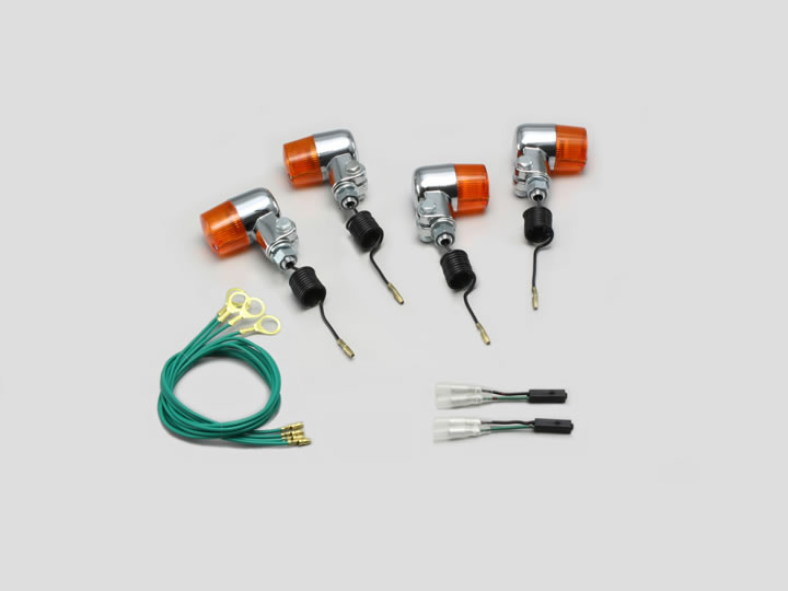 ハリケーン ミニウインカーkit オレンジレンズ HA5722-01｜ｔ-ｊｏｙ