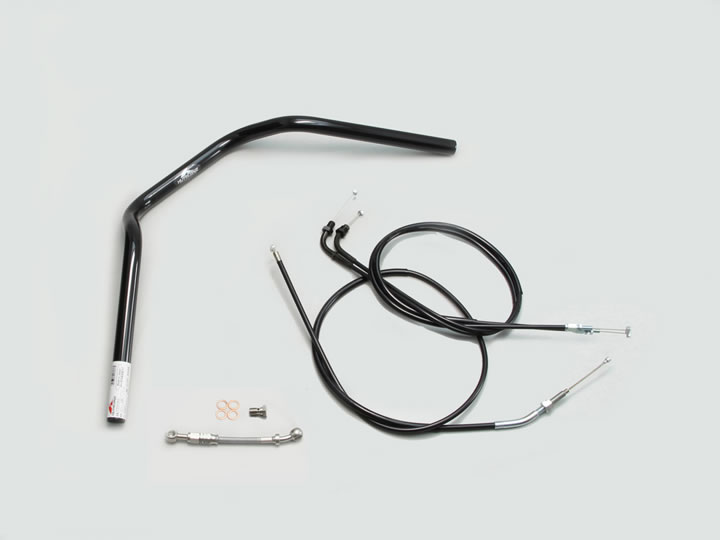 ハリケーン ナロー2型 ハンドルSET CB400SB（14-21） NC42 ABS車 ブラック H026-046B｜ｔ-ｊｏｙ
