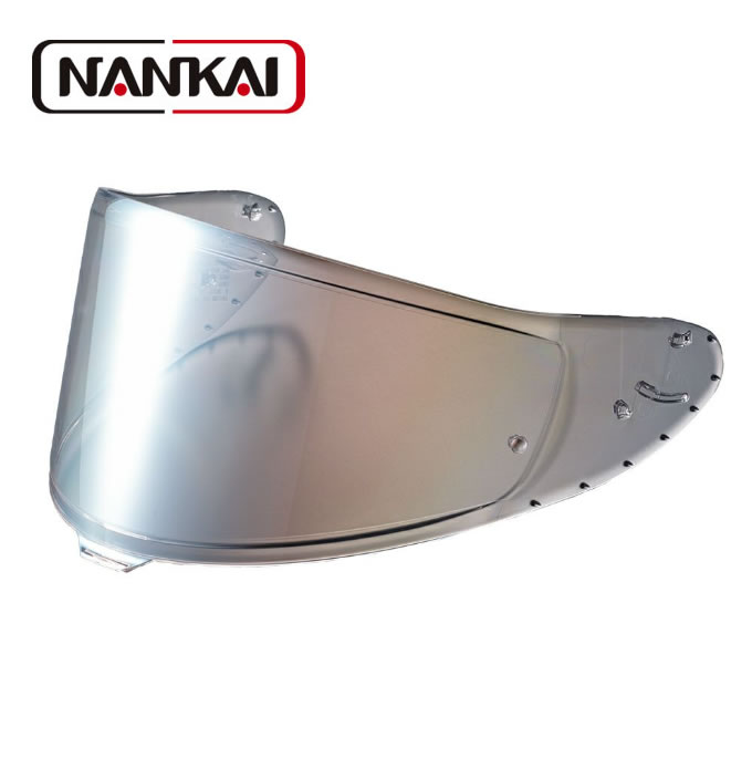 NANKAI(ナンカイ) オリジナル プレミアムミラーシールド クリアーベース SHOEI CWR-F2 シルバー PMS-520|t-joy