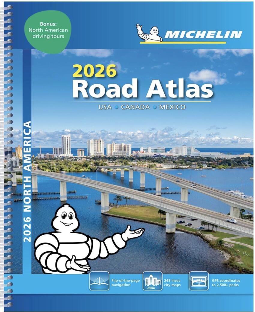 楽天市場】旅行&出張に A4版英語表記の詳細道路地図 ミシュラン