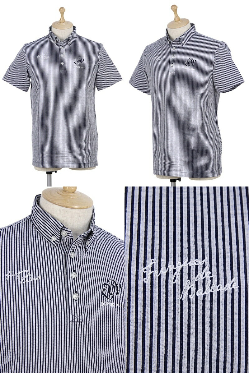 ゾーイ Castelbajac Zoy メンズ ポロシャツ 半袖ボタンダウンポロシャツ 着丈長め ストレッチ シアサッカー素材 Lanvin ストライプ柄 Archivio ロゴ刺繍 送料無料 19 春夏 新作 ゴルフウェア ｔ ｏｎ ティーオン