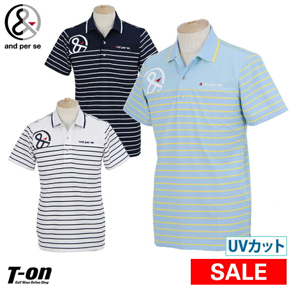 30 Off Sale Adabat アンパスィ And メンズウェア Per Callaway Apparel Se メンズ ポロシャツ 半袖 ポロシャツ ボーダー柄 着丈長め 送料無料 19 春夏 新作 ゴルフウェア ｔ ｏｎ ティーオン