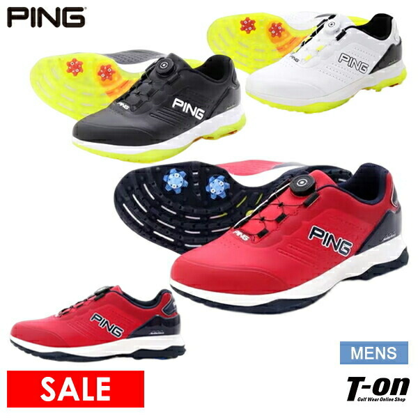 PING ゴルフシューズ 2023年モデルBOA赤 ダイヤル式 本当に信頼出来る商品 PING ゴルフシューズ 2023年モデルBOA赤