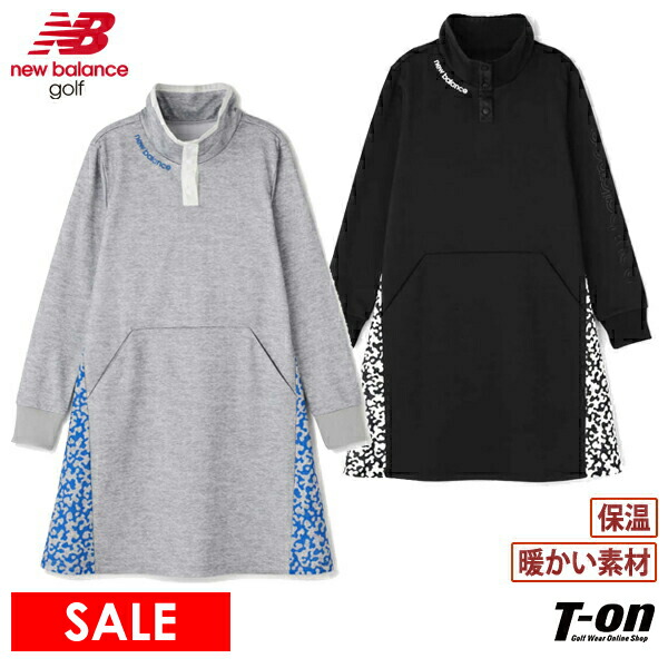 ニューバランス ゴルフ New Balance Golf レディース ワンピース 長袖 ハイネックにもなる ストレッチ 裏起毛 保温 防寒 スウェット カモ柄ディテール 送料無料 21 秋冬 新作 ゴルフウェア Smartteamoney Com
