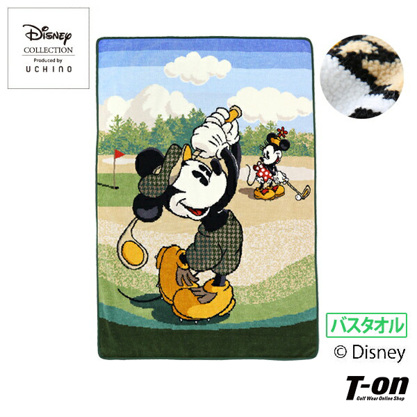 ディズニー Disney ミッキーamp ミニーゴルフ 上質コットン素材 レディース メンズ バスタオル タオル シェニール織り