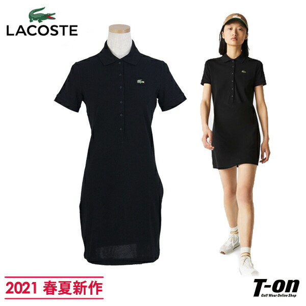 宅送 ラコステ ライブ Lacoste L Ve レディース ワンピース 半袖 ポロワンピース 鹿の子素材 ストレッチ メタルワニロゴ 21 春夏 W 正規品 Www Qallwahotels Com