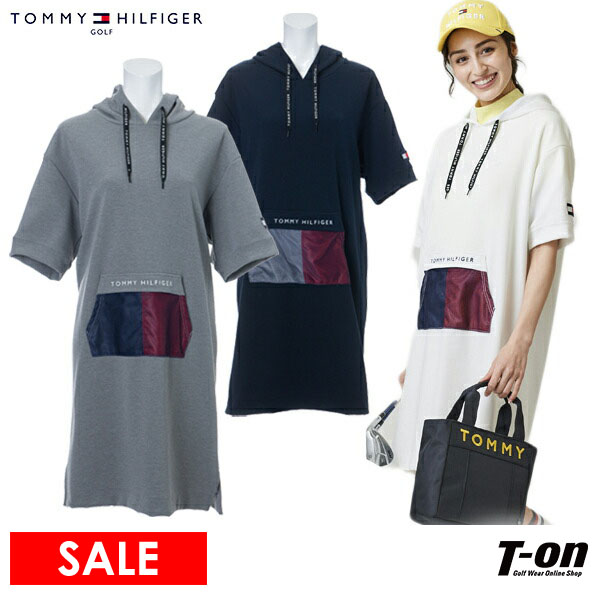 楽天市場 トミー ヒルフィガー ゴルフ Tommy Hilfiger Golf 日本正規品 レディース ワンピース 半袖 フード付きワンピース ストレッチポンチ素材 フラッグポケット 送料無料 21 春夏 新作 ゴルフウェア ｔ ｏｎ ティーオン