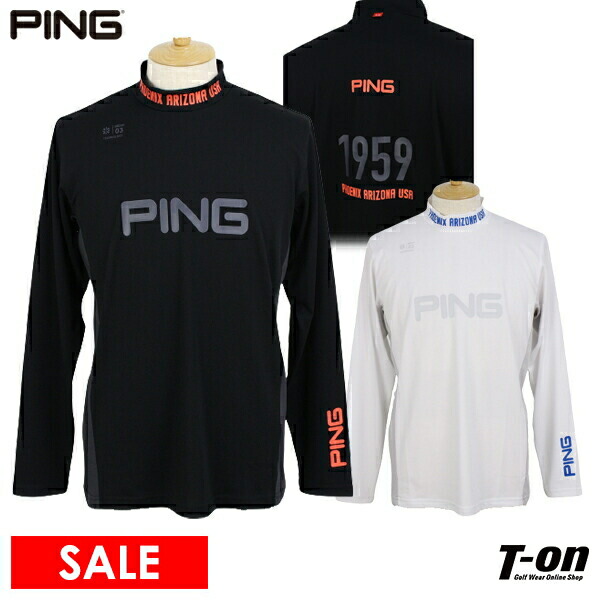 楽天市場】【30％OFF SALE】ピン PING メンズ ハイネックシャツ 長袖 モックネックシャツ UVカット 吸水速乾 ストレッチ  サマーワッフル素材 ロゴ刺繍 M〜3Lまで 2024 春夏 新作 ゴルフウェア : 【Ｔ-ｏｎ】ティーオン