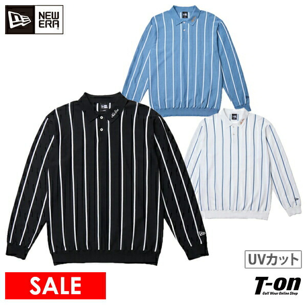 楽天市場】NEW ERA ニューエラ ゴルフ シャツ メンズ 長袖 鹿の子