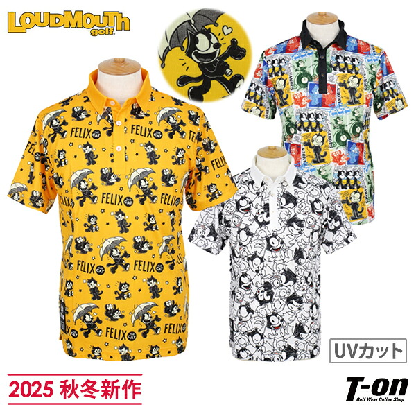 【新作】ラウドマウス　LOUDMOUTH ポロシャツ　FELIX フィリックス LOUDMOUTH ラウドマウスゴルフ Loud Mouth Golf LM×FELIXコラボ