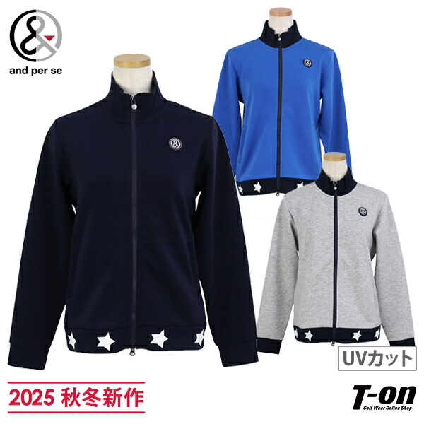 楽天市場】アンパスィ and per se レディース ブルゾン ニットブルゾン