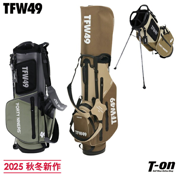 FORTY NINE GOLF TFW49 スタンドキャディバッグ FORTY NINE TFW49 スタンド キャディバッグ ブラック TFW49