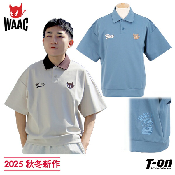 楽天市場】ワック WAAC 日本正規品 メンズ ポロシャツ 半袖 ハーフ