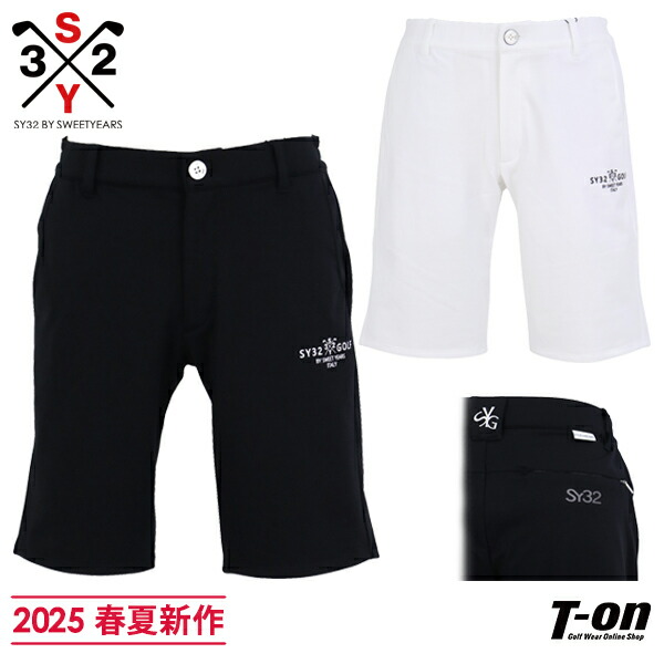 送料無料　美品　SY32　ゴルフ　ハーフパンツ　サイズL　SYG-24S38 楽天市場】送料無料 SY32 by SWEET YEARS GOLF ゴルフウェア