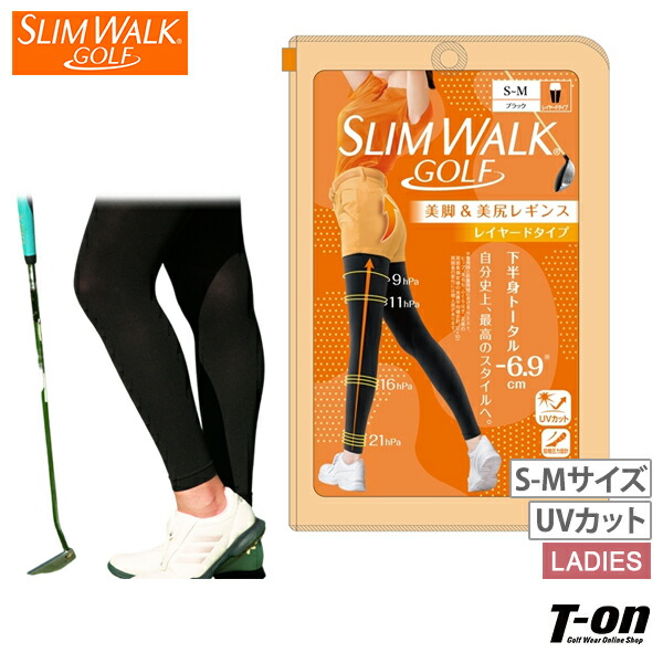 Amazon.co.jp: [スリムウォーク] 着圧レギンス 着圧リブレギンス