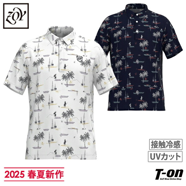 楽天市場】ゾーイ ZOY メンズ ポロシャツ 半袖 UVカット 接触冷