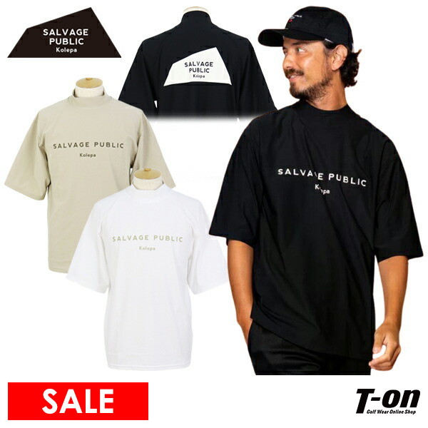 【新品】SALVAGE PUBLIC kolepa クルーネックTシャツ SALVAGE PUBLIC Kolepa ハイネックシャツ メンズ サルベージ