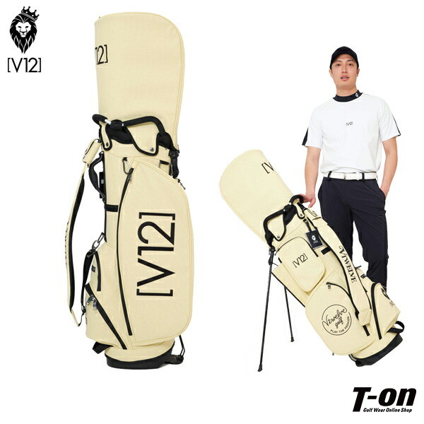 V12 ゴルフバッグ ベージュ v122511cb07-be-1.jpg