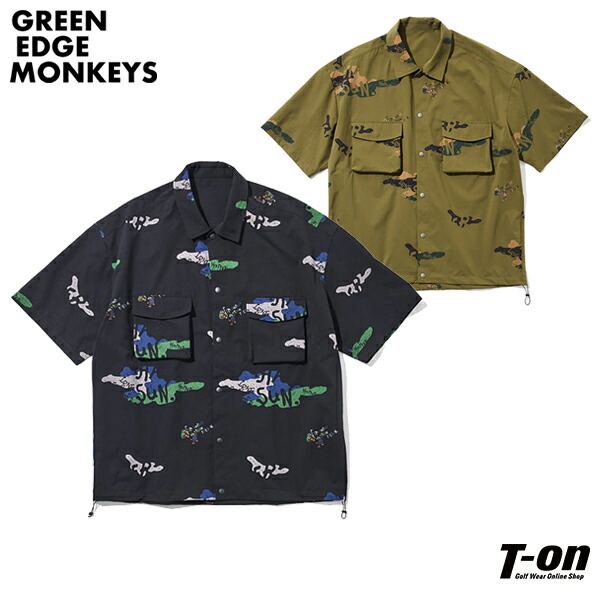 【新品・未使用】green edge monkeys モックネック ハイネックシャツ メンズ グリーンエッジモンキーズ GREEN EDGE