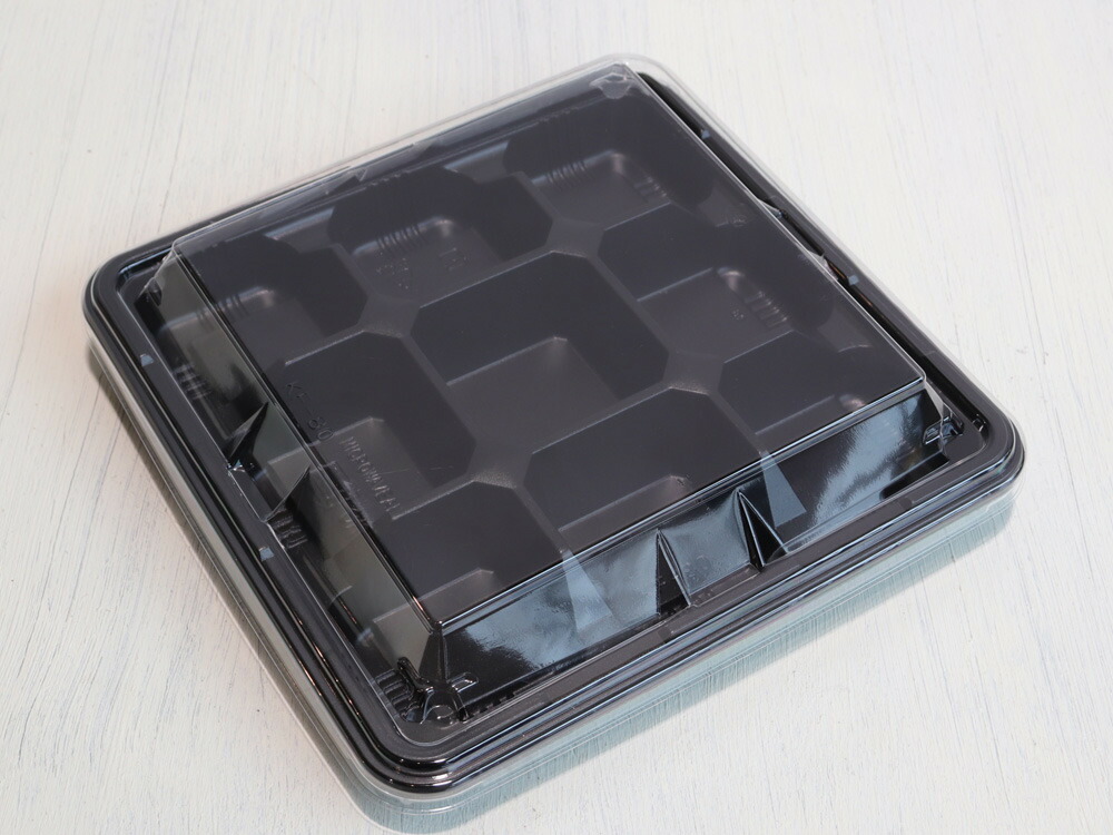 楽天市場】使い捨て テイクアウト容器 KF-54 黒 本体 50枚 電子レンジ