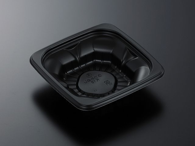どんぶり CTうつわめし K18 BK 身 【600枚本体蓋セット】弁当容器 お弁当箱 業務用 使い捨て容器 テイクアウト容器｜Tパケ