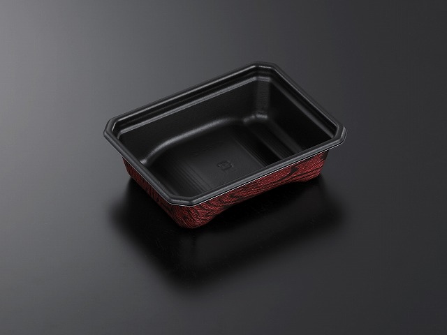 どんぶり SD冨重 K16-12 BK-幹BR 身 【600枚本体蓋セット】 SD冨重 K1612 弁当容器 お弁当箱 業務用 使い捨て容器 テイクアウト容器｜Tパケ