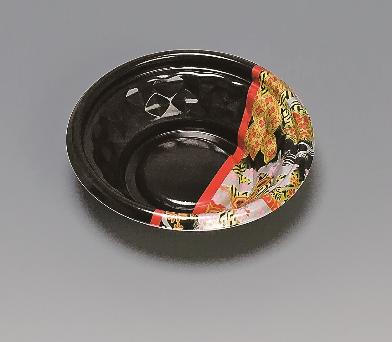 どんぶり 福丸丼160H ひとえ赤 【600枚本体蓋セット】弁当容器 お弁当箱 業務用 使い捨て容器 テイクアウト容器｜Tパケ 20,873円
