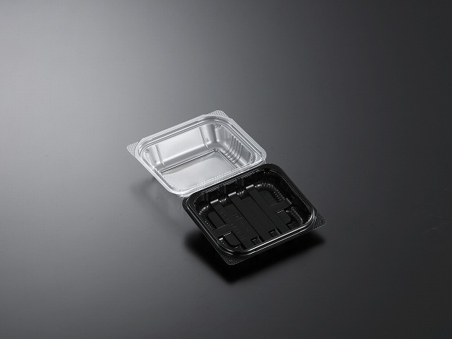 ボンネット容器に並べる 使い捨て パノラックV13-11 黒 1800枚入り口・入口 食料雑貨類入れもの 惣菜入れもの 持ち帰り